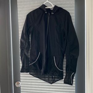 Rain jacket shell